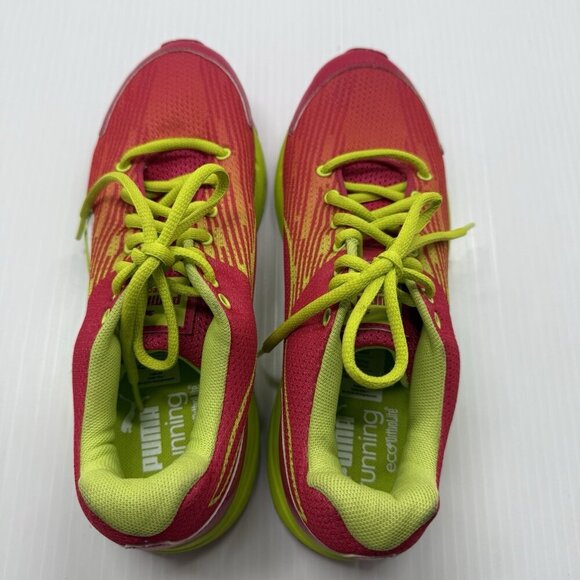 Puma Sequence Women’s Running Shoes Sz 7.5 Pink Chartreuse Lace Up Sneakers NWOB - Picture 10 of 10